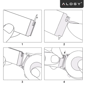 Bransoleta Steel Simple pasek Alogy stal nierdzewna do smartwatcha 20mm Srebrna