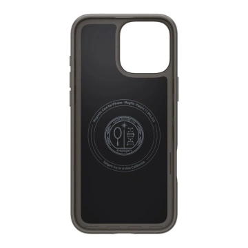 Etui do iPhone 16 Pro Spigen Thin Fit Mag Gunmetal MagSafe