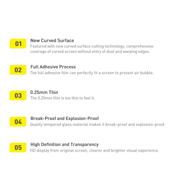 Baseus szkło hartowane 0,25mm do Huawei Mate 40 Pro na cały ekran z ramką + zestaw montażowy (SGQJ010101)