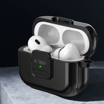 Etui Ochronne Na Słuchawki Defender Hook MagSafe do Apple Airpods Pro 1 / 2  Black