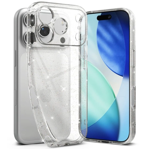 Etui Ochronne do iPhone 17 Pro Ringke Air Glitter Clear