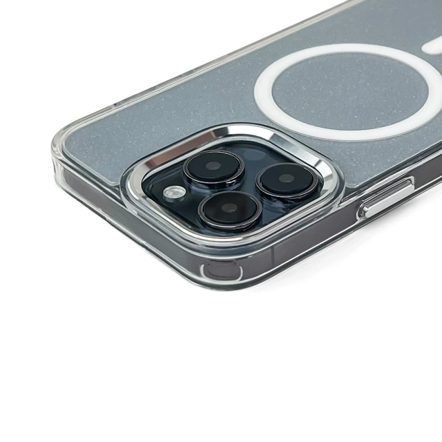 Etui Wozinsky Glitter MagSafe do Samsung Galaxy S24 FE Brokatowe