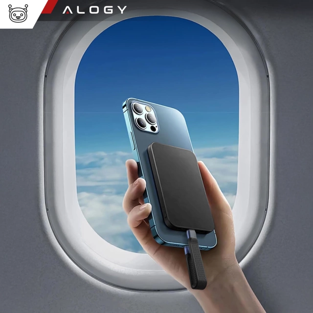 Kabel USB-C krótki 13cm Alogy Wydajny 240W 40Gbps z Obsługą 8K/60Hz Czarny