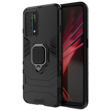 Alogy Stand Ring Armor Schutzhülle für Realme GT Master Edition Schwarz