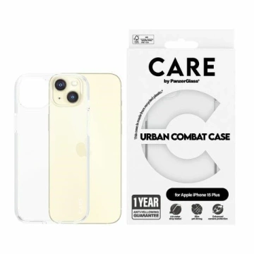 Etui do iPhone 15 Plus 6,7" CARE by PanzerGlass Urban Combat Case Przezroczysty