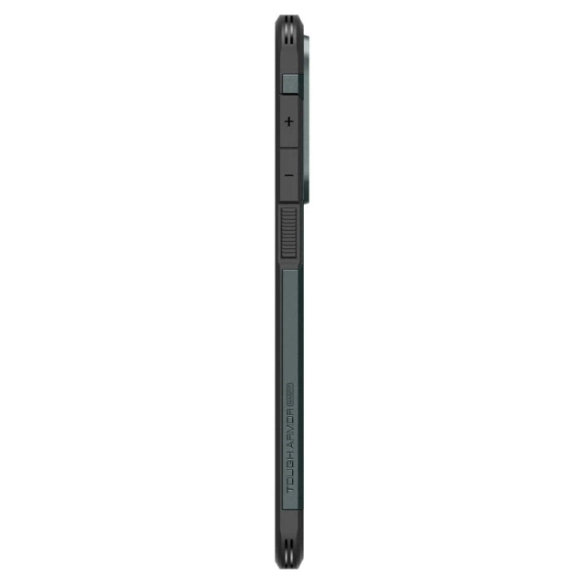 Etui do Samsung Galaxy S25 Edge Spigen Tough Armor Mag Zielono-Czarne