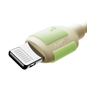 Kabel Joyroom S-A53 3A USB-A – Lightning 1,2m Beżowy Fluorescencyjny