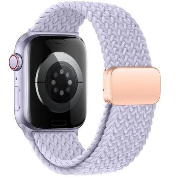 Nylonarmband für Apple Watch 4 / 5 / 6 / 7 / 8 / 9 / SE (38 / 40 / 41 mm) NylonMag Periwinkle