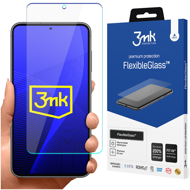 Hybridglas 3mk Flexible Glass 7H Displayschutz für Samsung Galaxy S23 Plus