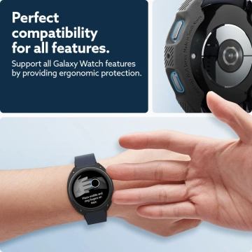 Etui Caseology Vault für Samsung Galaxy Watch 7 (44 mm) Mattschwarz