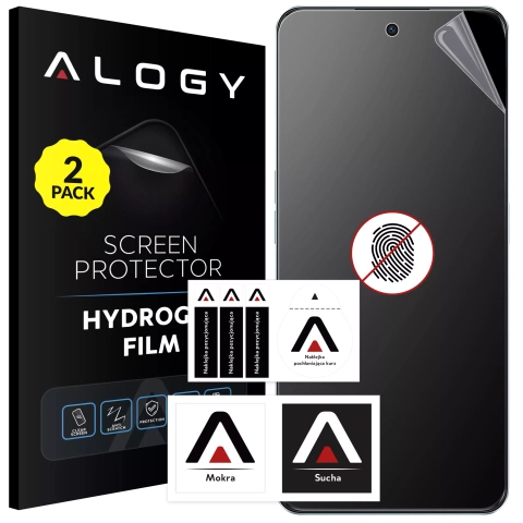 2x Folia "MATOWA" do Oppo A98 5G Hydrożelowa Alogy HydroSkin Matte Pro™ na ekran do etui "BEZ ODCISKU PALCÓW"