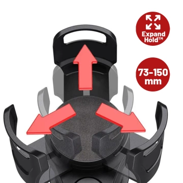 Handyhülle Wasserdichtes Gehäuse Alogy universal IPX8 bis 6,5 Schwarz