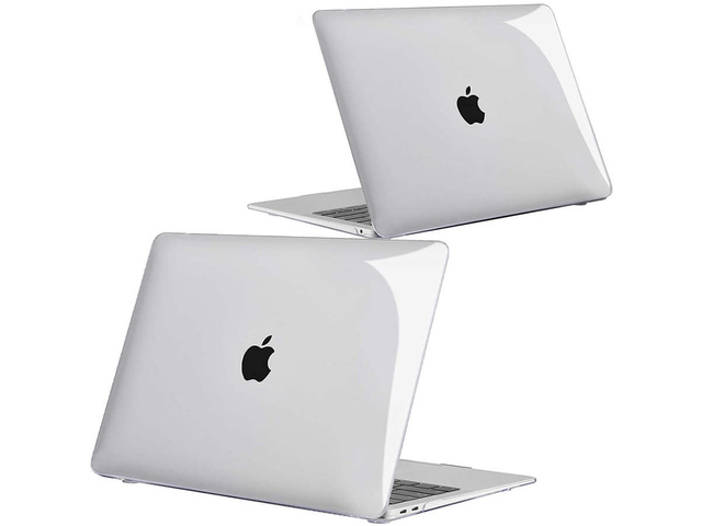 Etui Alogy Hard Case do Apple MacBook Air 13 M1 2021 Przezroczyste + Nakładka na klawiaturę