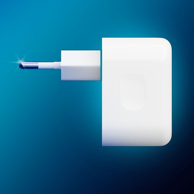 Ładowarka sieciowa uniwersalna kątowa 90° 3mk PD 35W 2x USB-C Type C Hyper Charger biała