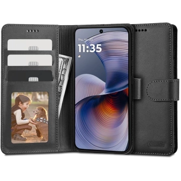 Etui Portfelowe do Motorola G54/G55 5G Tech-Protect Wallet Czarny