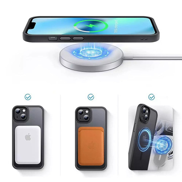 Etui MagMat MagSafe für Apple iPhone 13 Pro Mattschwarz