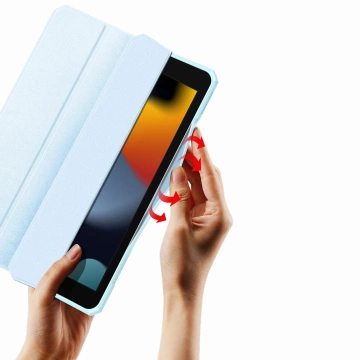 Dux Ducis Copa Hülle für iPad 10.2 '' 2021/2020/2019 Smart Cover mit Ständer blau