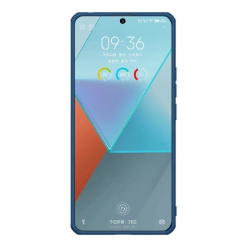 Nillkin Super Frosted Shield Pro Hülle für Xiaomi Redmi Note 13 Pro 5G / Poco X6 5G – Blau