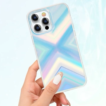 Kingxbar Streamer Series Luxury Elegant Case für iPhone 13 Pro Blau (Dreieck)