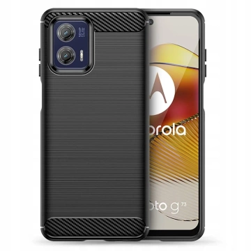 Etui Tpucarbon für Motorola Moto G73 5G Schwarz