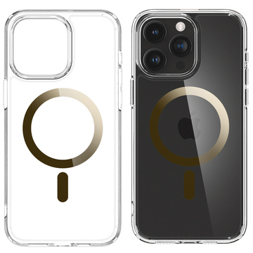 Spigen Ultra Hybrid Mag MagSafe Hülle für Apple iPhone 15 Pro Max Gold