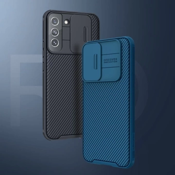 Nillkin CamShield Pro Hülle Gepanzerte Tasche Kameraschutz Kamera Samsung Galaxy S22 (S22 Plus) Blau