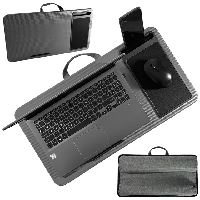 Stolik pod laptopa Podstawka uchwyt na telefon podkładka pod mysz do łóżka Alogy przenośne biurko z poduszkami