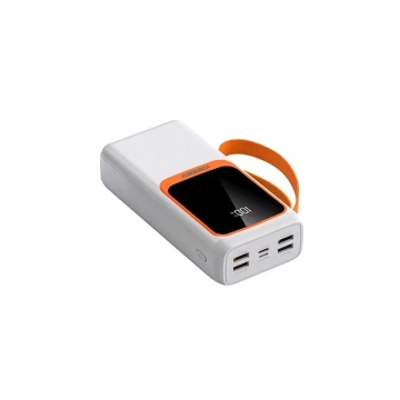 Powerbank DENMEN DP31 30000 mAh 4xUSB USB-C PD LED Lampa 2xKabel