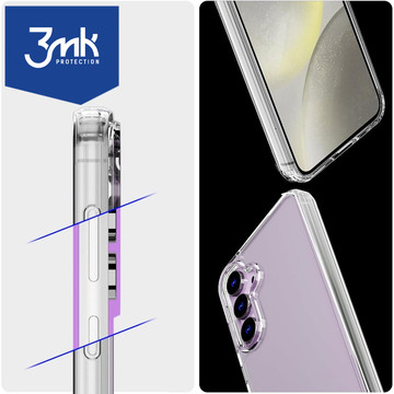 Etui do Samsung Galaxy S24 3mk Armor Case Clear obudowa pancerne plecki przezroczyste