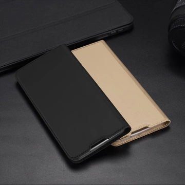 Dux Ducis Skin Pro Holster Cover Flip Cover für Samsung Galaxy A03s gold