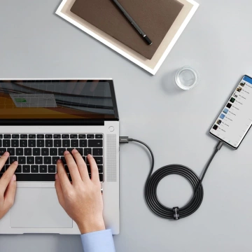 Baseus Superior Series SUPERVOOC USB-A auf USB-C Kabel 65W 1m schwarz