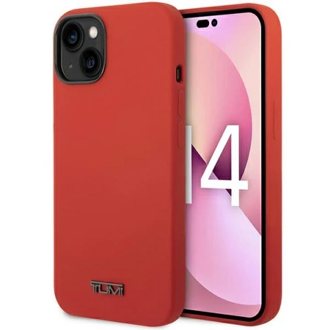Tumi Liquid Silicone Hardcase für iPhone 14 Plus rot/rot