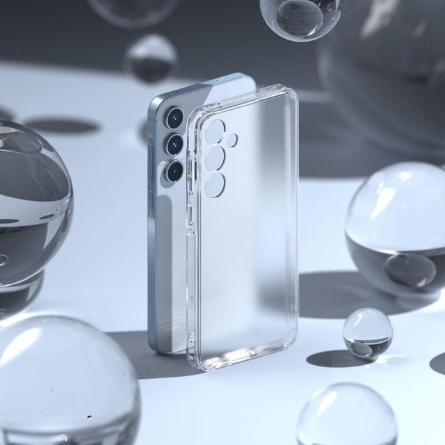 Etui do Samsung Galaxy A35 5G obudowa Case Cover Ringke Fusion Matte Clear matowe przezroczyste plecki + Szkło