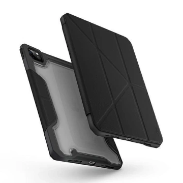 UNIQ Hülle Trexa iPad Pro 11 "2021/2020 Antimikrobiell schwarz / schwarz