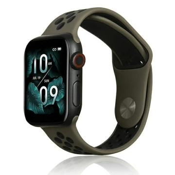 Smartwatch Armband Beline Sport Silikon für Apple Watch 42/44/45/49mm braun/schwarz braun/schwarz