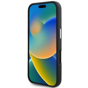 Etui Karl Lagerfeld do iPhone 16 Plus 6.7" Czarny MagSafe Hardcase FW Metal Plate 