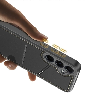 Etui Portfelowe do Samsung Galaxy S25 Dux Ducis Rafi II Czarny