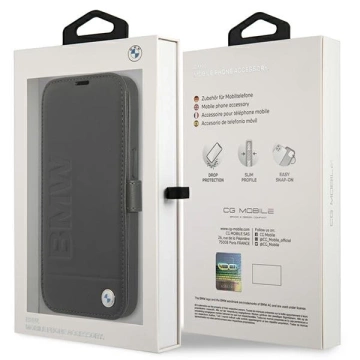 Etui BMW BMFLBKP13MSLLBK  do Apple iPhone 13/ 13 Pro 6,1 book Signature