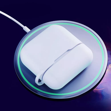 Etui 3mk Silikon AirPods Hülle Weiß für Apple AirPods 2. Generation