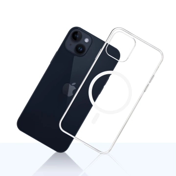 Schutzhülle für Apple iPhone 14 3mk Clear MagCase