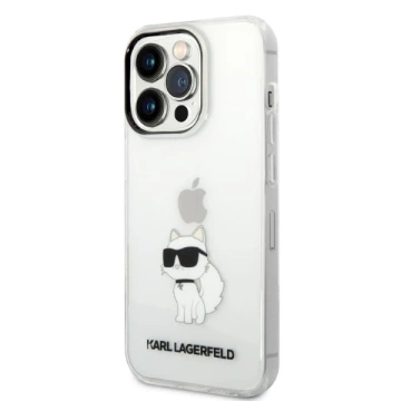 Etui Karl Lagerfeld KLHCP14XHNCHTCT do iPhone 14 Pro Max 6,7"hardcase Ikonik Choupette transparent 