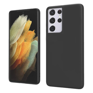 Matte Hülle 3mk Matt Hülle für Samsung Galaxy S21 Ultra 5G Schwarz
