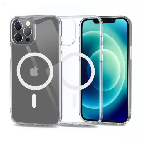Flexair hybrid magsafe iphone 12 pro max klar