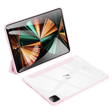 Dux Ducis Copa etui do iPad Pro 12.9 2020 / 2021 / 2022 / iPad Air 13 2024 pokrowiec smart cover z podstawką różowy