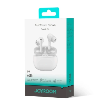 Joyroom Funpods Series JR-FB3 Bluetooth 5.3 TWS Kabellose Kopfhörer - Weiß