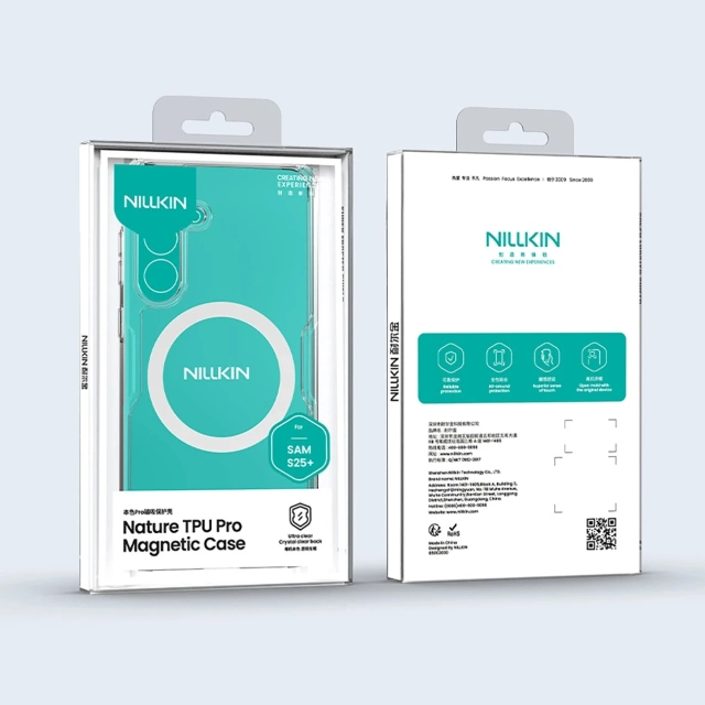 Etui do Samsung Galaxy S25 Nillkin Nature TPU MagSafe Białe