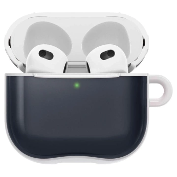 Apple AirPods 4 Hülle Spigen Classic C1 Graphit Karabiner