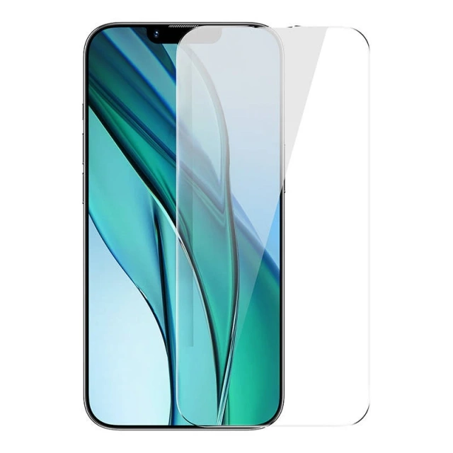 Gehärtetes Glas 0,3 mm Baseus Crystal für iPhone 14/13/13 Pro (2 Stück)