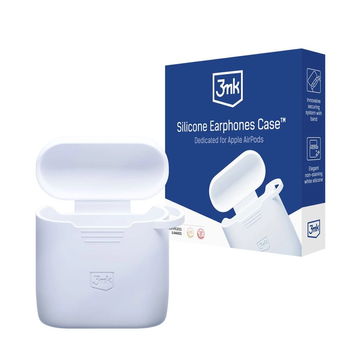 Etui 3mk Silikon AirPods Hülle Weiß für Apple AirPods 2. Generation