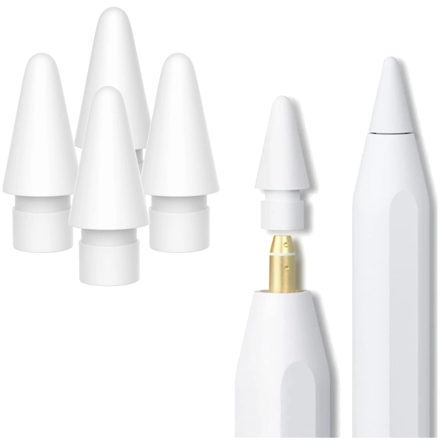 Końcówka wymienna 4szt. Twardość 2x 2B, 2x 2H do Rysika do Apple Pencil 1/2 generacji do iPad Air Pro Mini